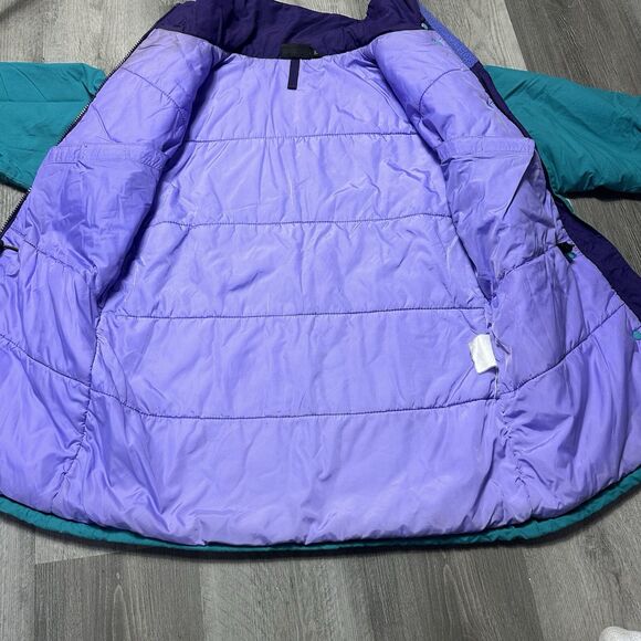 Vintage 80s Patagonia Fleece Lined Shelled Synchilla Jacket Womens L - Picture 3 of 8